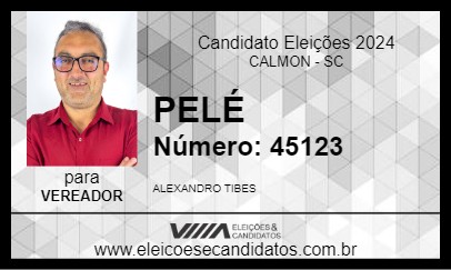 Candidato PELÉ 2024 - CALMON - Eleições