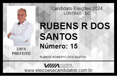 Candidato RUBENS R DOS SANTOS 2024 - LONTRAS - Eleições