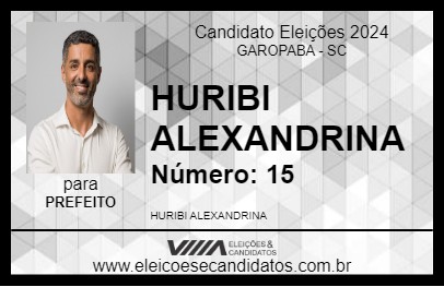 Candidato HURIBI ALEXANDRINA 2024 - GAROPABA - Eleições