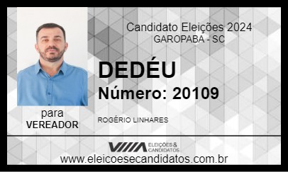 Candidato DEDÉU 2024 - GAROPABA - Eleições