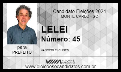 Candidato LELEI  2024 - MONTE CARLO - Eleições