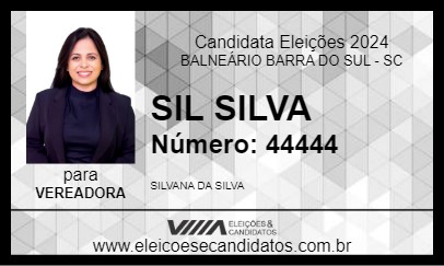 Candidato SIL SILVA 2024 - BALNEÁRIO BARRA DO SUL - Eleições