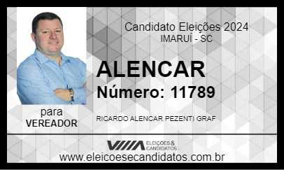 Candidato ALENCAR 2024 - IMARUÍ - Eleições