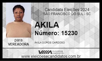 Candidato AKILA 2024 - SÃO FRANCISCO DO SUL - Eleições