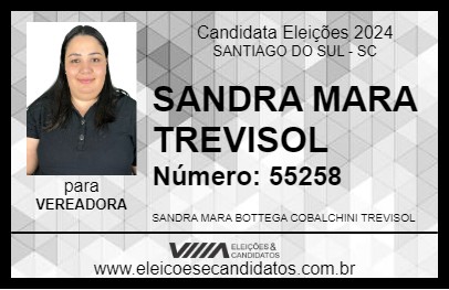 Candidato SANDRA MARA TREVISOL 2024 - SANTIAGO DO SUL - Eleições