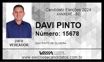 Candidato DAVI PINTO 2024 - XANXERÊ - Eleições