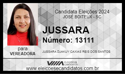 Candidato JUSSARA 2024 - JOSÉ BOITEUX - Eleições