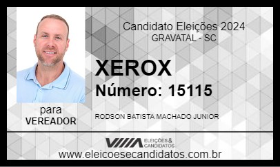 Candidato XEROX 2024 - GRAVATAL - Eleições