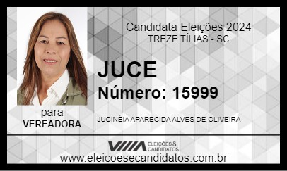 Candidato JUCE 2024 - TREZE TÍLIAS - Eleições