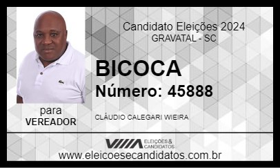 Candidato BICOCA 2024 - GRAVATAL - Eleições