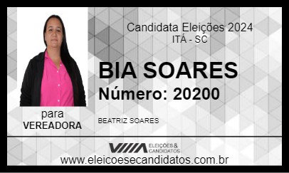 Candidato BIA SOARES 2024 - ITÁ - Eleições