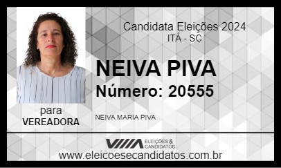 Candidato NEIVA PIVA 2024 - ITÁ - Eleições