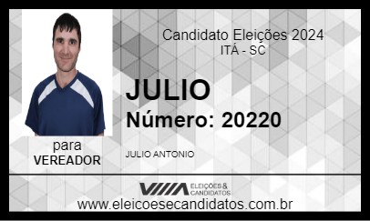 Candidato JULIO  2024 - ITÁ - Eleições