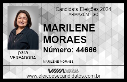 Candidato MARILENE MORAES 2024 - ARMAZÉM - Eleições