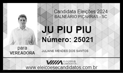 Candidato JU PIU PIU 2024 - BALNEÁRIO PIÇARRAS - Eleições