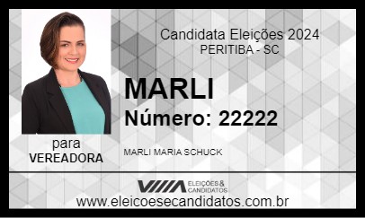 Candidato MARLI 2024 - PERITIBA - Eleições