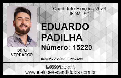 Candidato EDUARDO PADILHA 2024 - IBIAM - Eleições