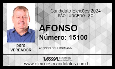 Candidato AFONSO 2024 - SÃO LUDGERO - Eleições