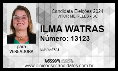 Candidato ILMA WATRAS 2024 - VITOR MEIRELES - Eleições