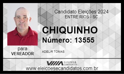 Candidato CHIQUINHO 2024 - ENTRE RIOS - Eleições