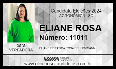 Candidato ELIANE 2024 - AGRONÔMICA - Eleições