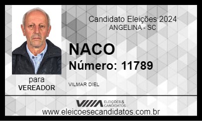 Candidato NACO 2024 - ANGELINA - Eleições