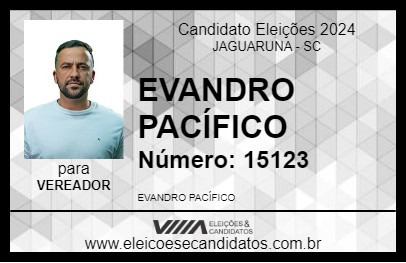 Candidato EVANDRO PACÍFICO 2024 - JAGUARUNA - Eleições