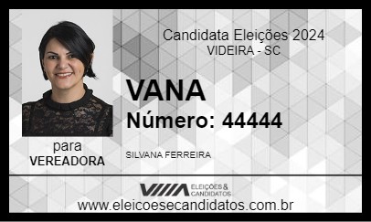 Candidato VANA 2024 - VIDEIRA - Eleições