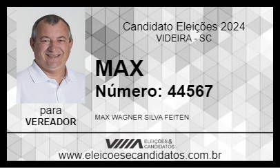 Candidato MAX 2024 - VIDEIRA - Eleições