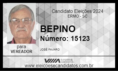 Candidato BEPINO 2024 - ERMO - Eleições