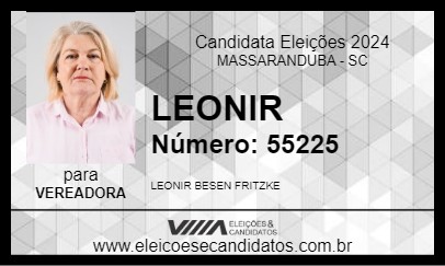 Candidato LEONIR 2024 - MASSARANDUBA - Eleições