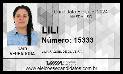 Candidato LILI 2024 - MAFRA - Eleições