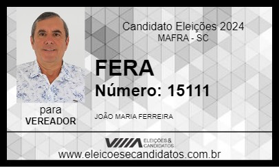 Candidato JOÃO FERREIRA 2024 - MAFRA - Eleições