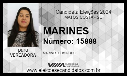 Candidato MARINÊS 2024 - MATOS COSTA - Eleições