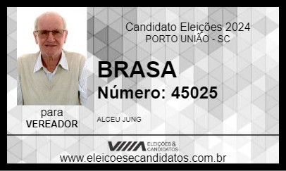 Candidato BRASA 2024 - PORTO UNIÃO - Eleições