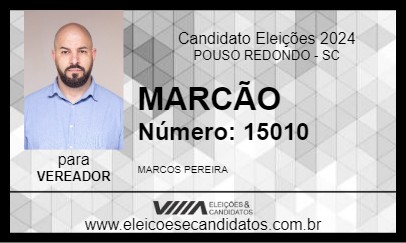 Candidato MARCÃO 2024 - POUSO REDONDO - Eleições