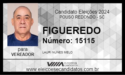 Candidato FIGUEREDO 2024 - POUSO REDONDO - Eleições