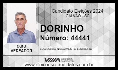 Candidato DORINHO 2024 - GALVÃO - Eleições