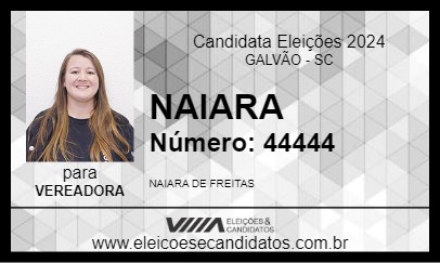 Candidato NAIARA 2024 - GALVÃO - Eleições