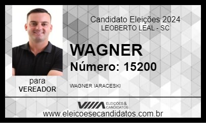 Candidato WAGNER 2024 - LEOBERTO LEAL - Eleições