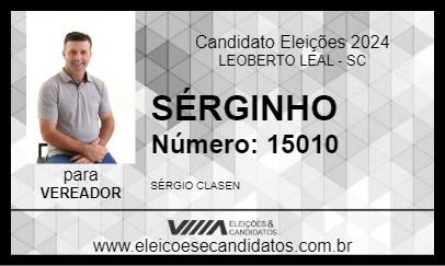 Candidato SÉRGINHO 2024 - LEOBERTO LEAL - Eleições