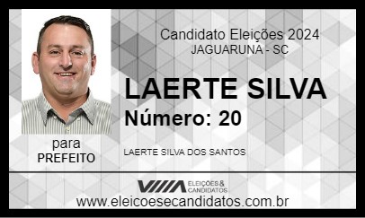 Candidato LAERTE SILVA  2024 - JAGUARUNA - Eleições