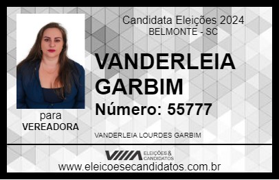 Candidato VANDERLEIA GARBIM 2024 - BELMONTE - Eleições