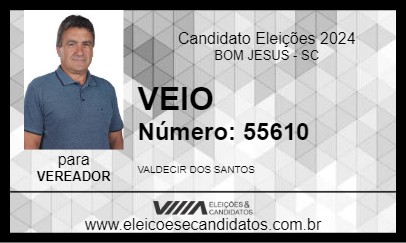 Candidato VEIO 2024 - BOM JESUS - Eleições