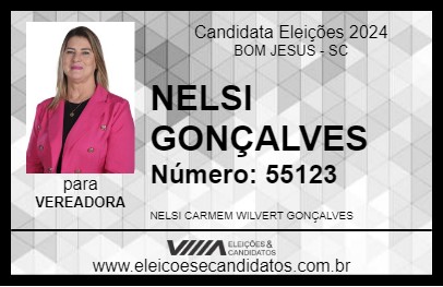 Candidato NELSI GONÇALVES 2024 - BOM JESUS - Eleições