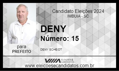 Candidato DENY 2024 - IMBUIA - Eleições