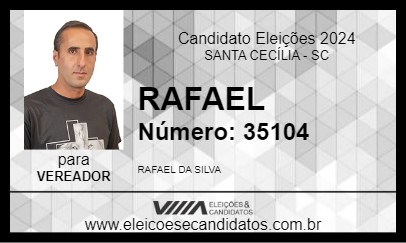 Candidato RAFAEL O GAROTINHO 2024 - SANTA CECÍLIA - Eleições