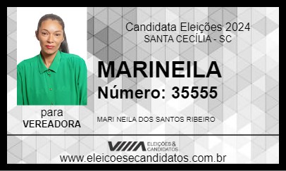 Candidato MARI NEILA 2024 - SANTA CECÍLIA - Eleições