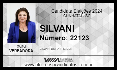 Candidato SILVANI 2024 - CUNHATAÍ - Eleições