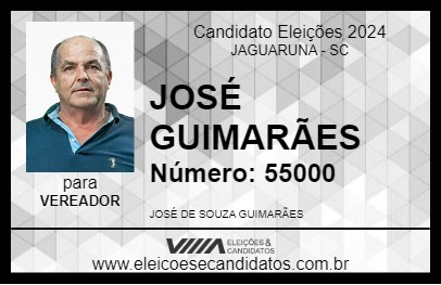 Candidato JOSÉ GUIMARÃES 2024 - JAGUARUNA - Eleições